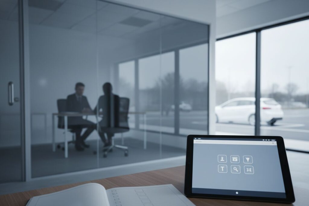 Vezetési próbabeszélgetés autósiskolában